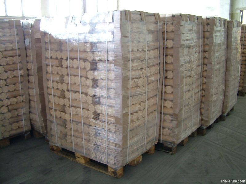 Wood briquettes