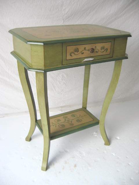 Hand painted petite table