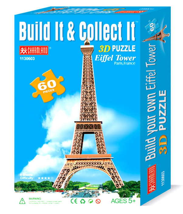 3D Puzzle, Eiffel Tower, World Famour Architectures Series