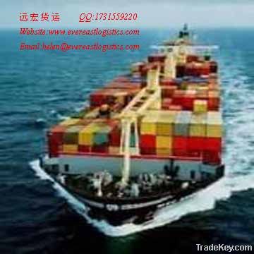 Sea Shipping from Yantian, Shenzhen to Chittagong, Bengal