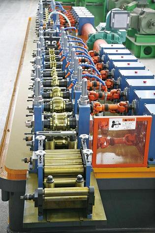 high frequency welded pipe production line