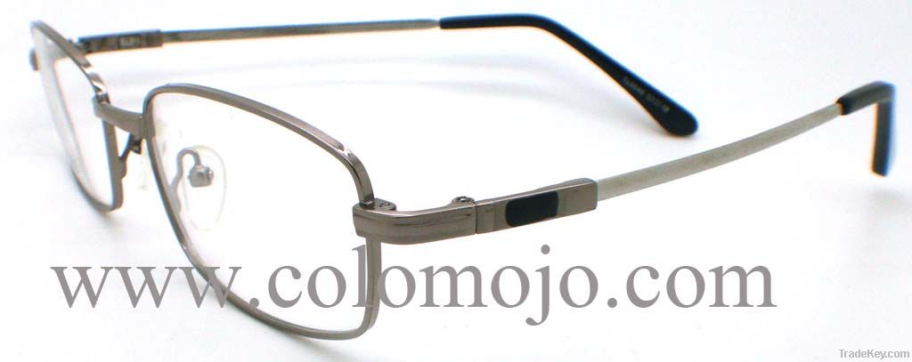 Memory Alloy Full-Rim Optical Frame for Man