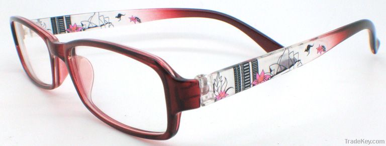 TR90 Full-Rim Optical Frame with Design on Temples(BT9-003)