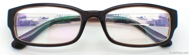 TR90 Full-Rim Optical Frame with Design on Temples(BT9-006)