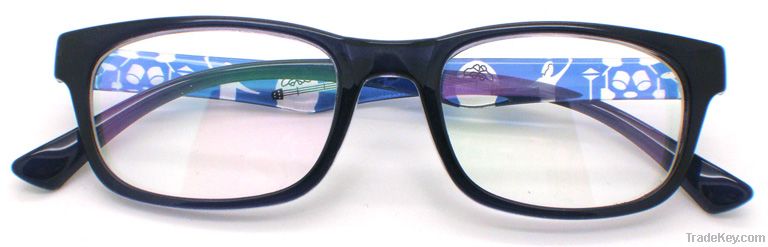 TR90 Full-Rim Optical Frame with Design on Temples(BT9-009)