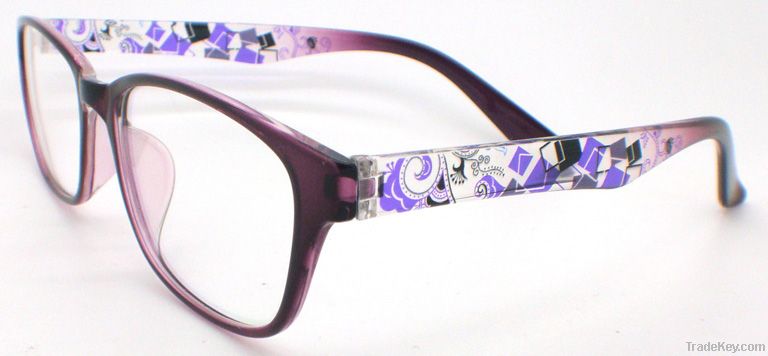 TR90 Full-Rim Optical Frame with Design on Temples(BT9-011)