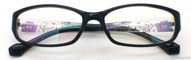 TR90 Full-Rim Optical Frame with Design on Temples(BT9-013)