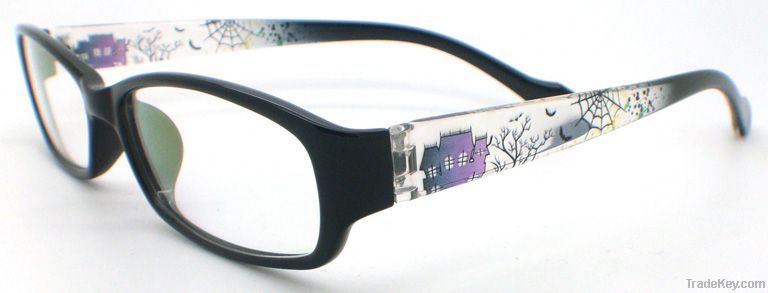 TR90 Full-Rim Optical Frame with Design on Temples(BT9-013)