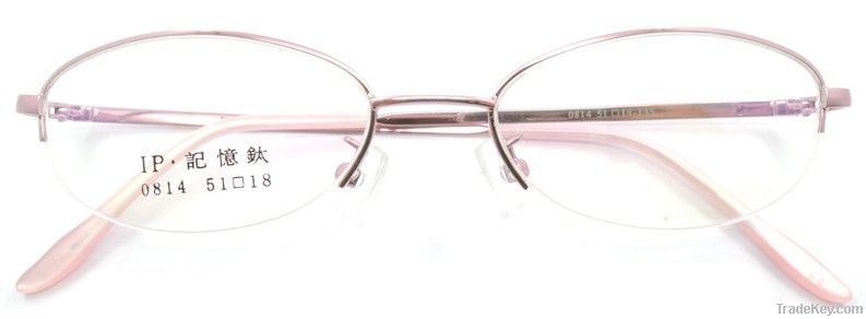 Memory Alloy Half-rim Optical Frame