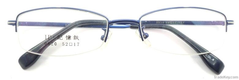 Half-rim Memory Alloy Optical Eyeglass Frame