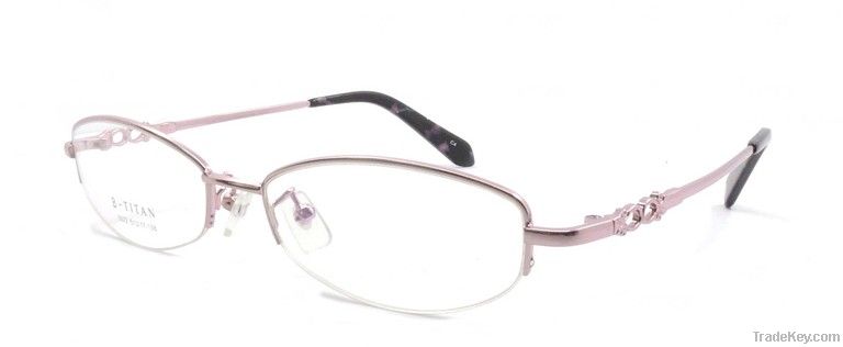 Half-rim Memory Alloy Optical Eyeglass Frame