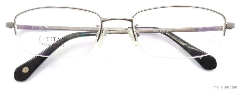 Half-rim Memory Alloy Optical Eyeglass Frame