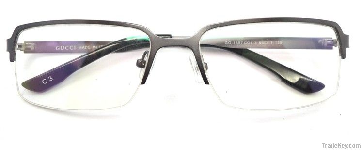 Half-rim Fashion Metal Optical Eyewear Optical Frame