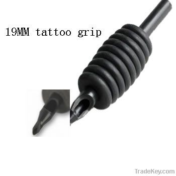 19mm Black  Rubber  Disposable Tattoo Grips with needles