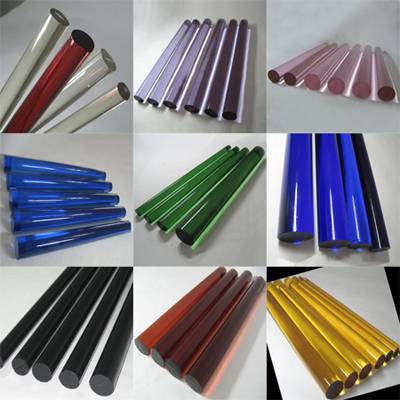 borosilicate colored glass rod