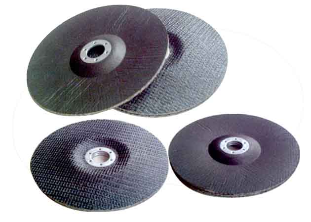 Glass fibre backing pads