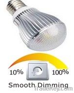 5.6w E27 led dimmable globe light