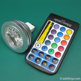 Hi-Power LED, Spotight, MR16, 3w, RGB