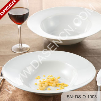 Porcelain Soup Bowl & Salad Bowl