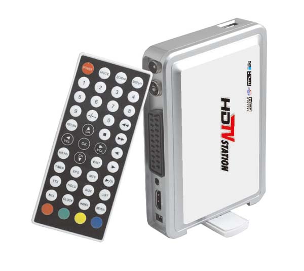MPEG4 H. 264 HD DVB-T Receiver with USB PVR and SD/MMC/MS (HW-0201009)