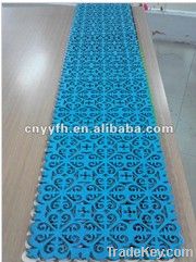 needle punched non woven felt tabe runner/table flag