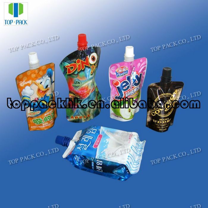 spout pouches, water bag, juice packaging bag