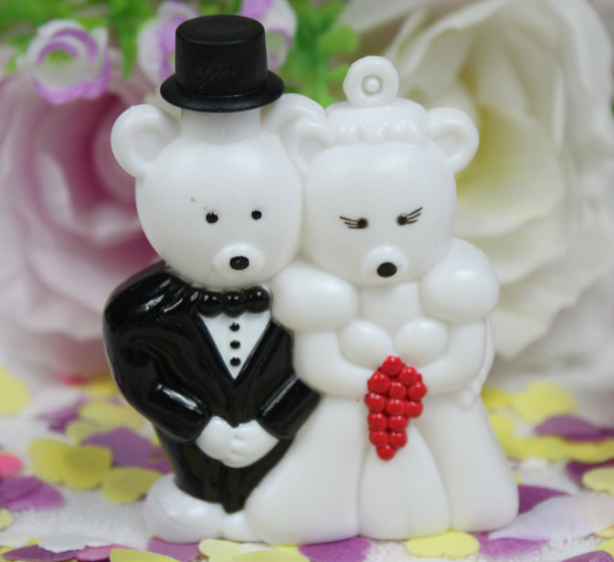 Wedding Bubbles - Bear Couple