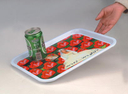 non-slip plastic tray