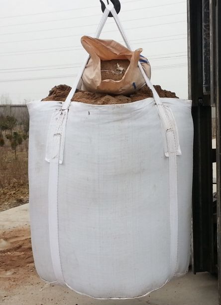 Cement sand waste used big bag 1000kg container bag flexible flecon bag for packing silicon powder