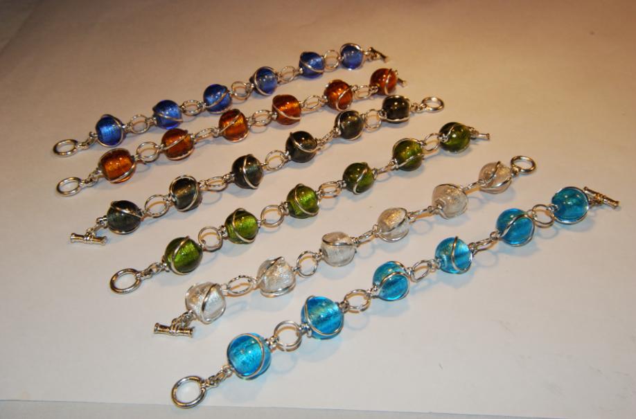 Glass Bead Bracelet