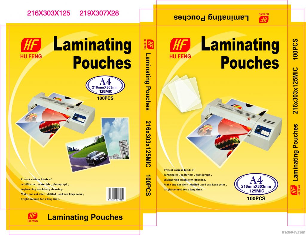 laminating film laminating pouches laminating pouch film