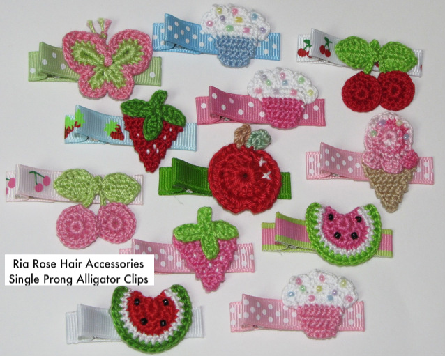 Crochet Hair Accessories by Ria Rose Crafts