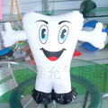 PVC tooth blow toy(dental  model dental accessories)