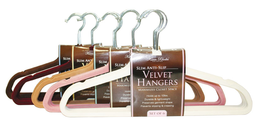 velvet hangers