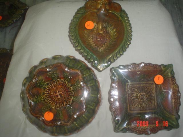 Terracotta diyas