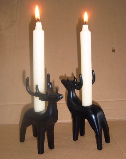 deer candle holder