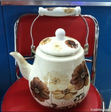 Enamel Whistle Kettle Water Teapot