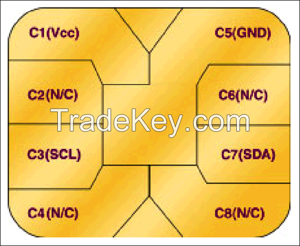 Contact Smart Card chip module 4428/5528