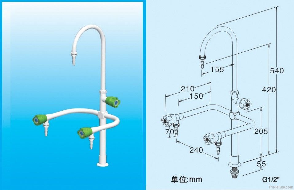 LABORATORY  WATER TAP (3-WAY)