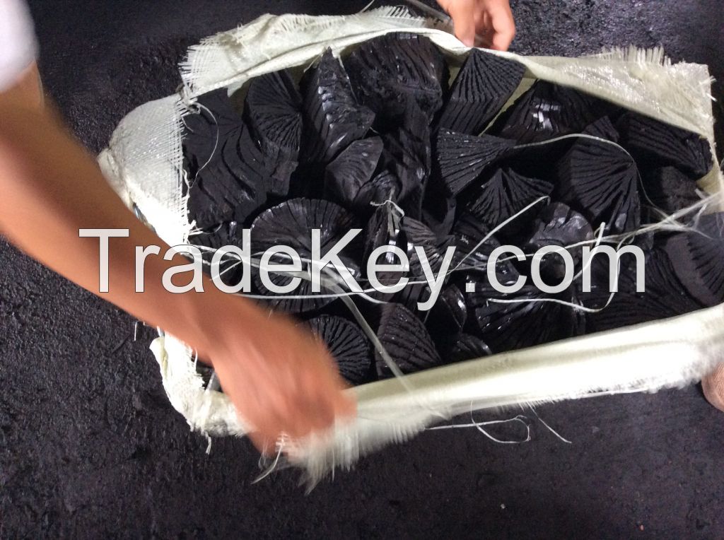 Mangrove wood charcoal