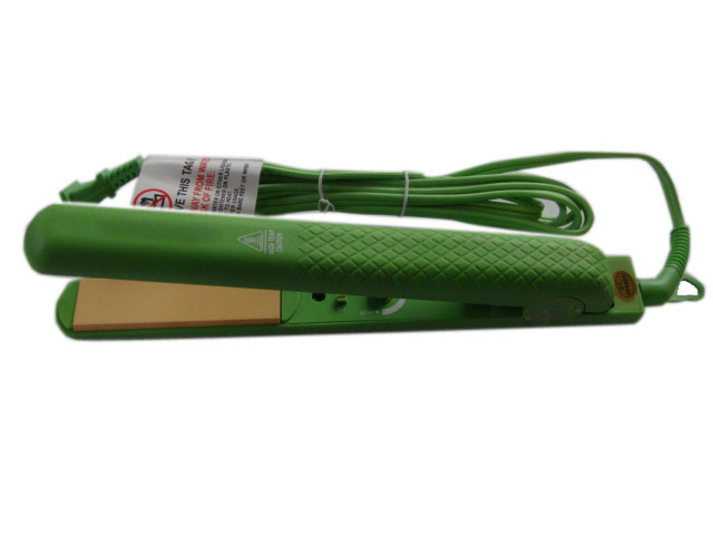 hair straightener green