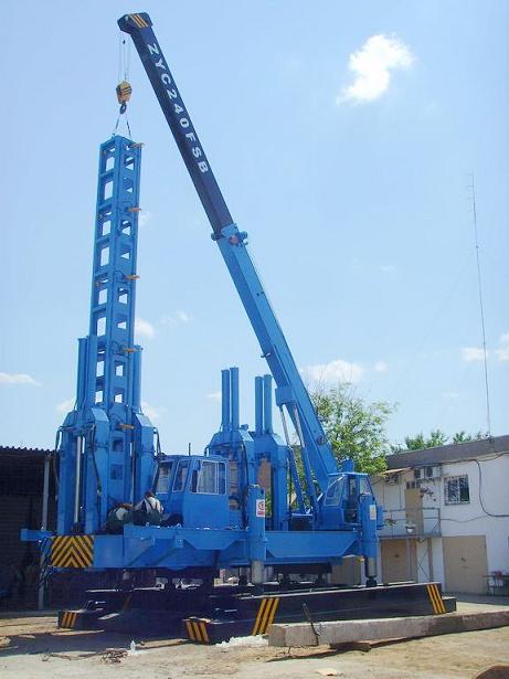 240T static  hydraulic pile driver