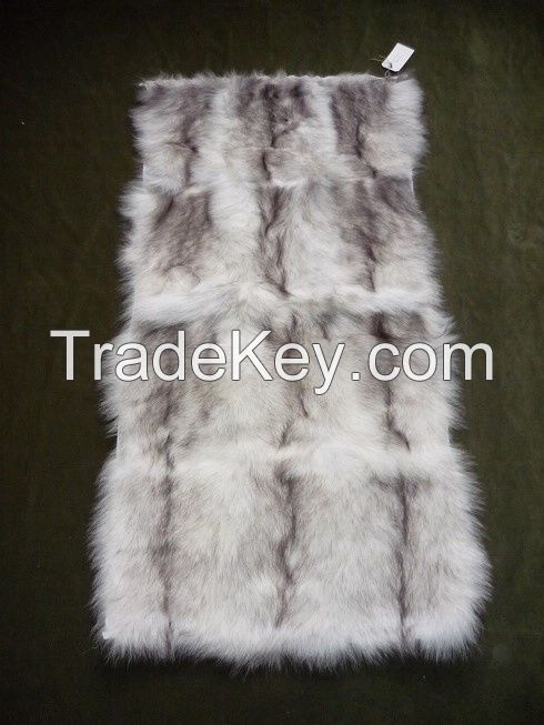 Different fur plates, real fur