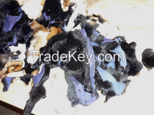 Fur scraps, real fur