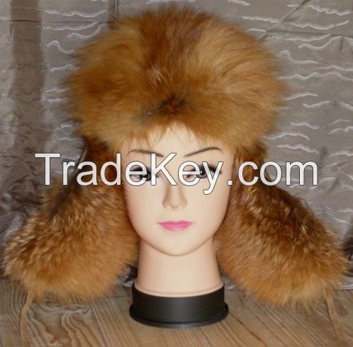 100 pieces real fur hats for only 35.- EUR/piece