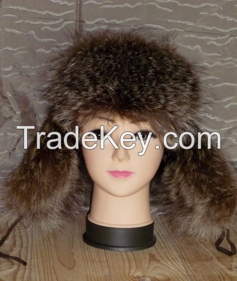 100 pieces real fur hats for only 35.- EUR/piece