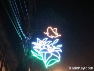 led logo outdoor street  using  Vietnam