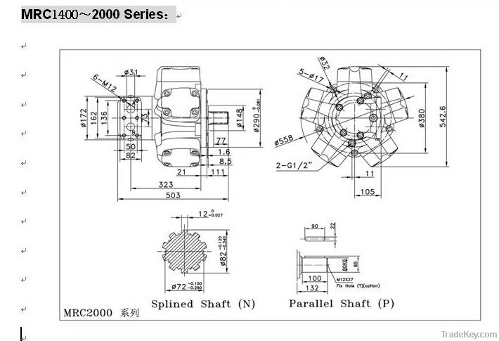 hydraulic motor MRC1600