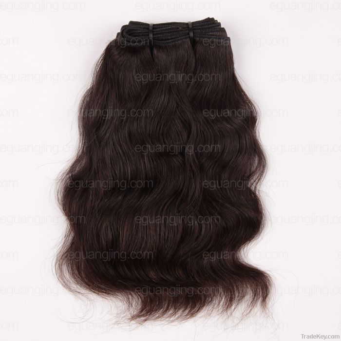 12 inches Indian virgin hair machine weft