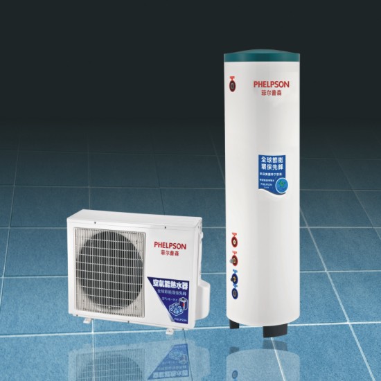 Household vertical type air source water heater